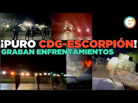 Grupo Escorpión del CDG sale a "toparse" con sus contras y graba los enfrentamientos  #Tamaulipas