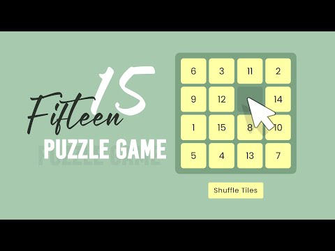 Fifteen Puzzle Game | Javascript