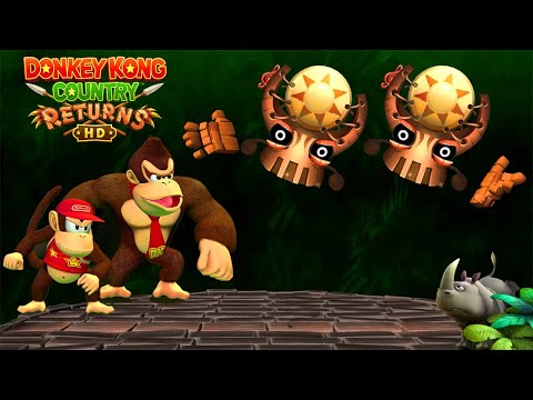 Donkey Kong Country Returns HD - Final Boss + Ending