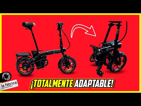 La nueva Bicicleta eléctrica plegable DYU A5 es INCRÉIBLE!!! Con sistema de alarma de seguridad 🔒🚨