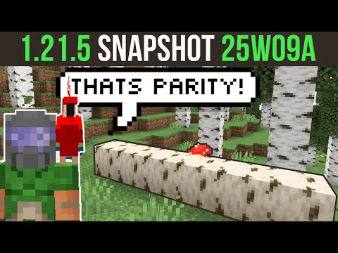 Snapshot 25W09A | Fallen Trees & Subtle Changes | Minecraft 1.21.5