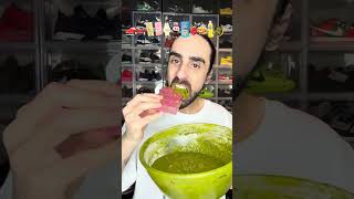 Food ASMR Eating a Dubai Chocolate Car 🚗 🍫