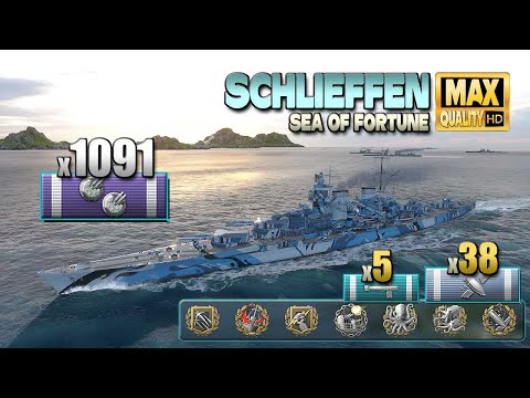 Battleship Schlieffen  Interesting strategy for a huge game   World of Warships