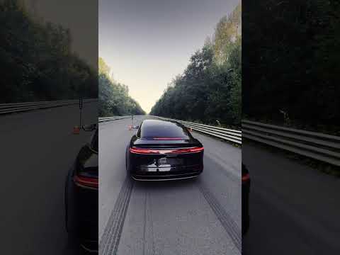 1234 л.с. Lucid AIR SAPPHIRE разгон 0-300 км/ч