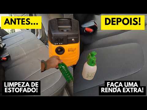🔥 FAÇA UMA RENDA EXTRA COM ESSA MÁQUINA! 💰 (Limpeza de Estofados dá Dinheiro?)