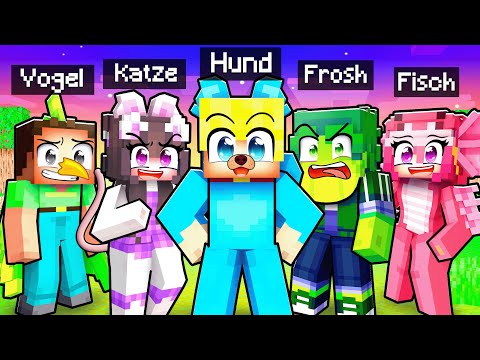 10 FREUNDE auf einem HAUSTIER-BLOCK in Minecraft!