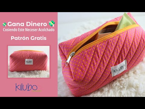 💸Gana Dinero💸 Cosiendo Este Neceser Acolchado│PATRONES GRATIS