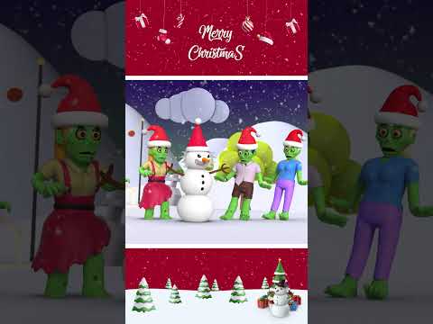 🧟‍♂️🎄Spooky Zombies Celebrate Christmas 🎅#shorts #spooky #christmassongs #merrychristmas