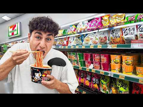 Sobreviví 24h Comiendo en Supermercados Coreanos