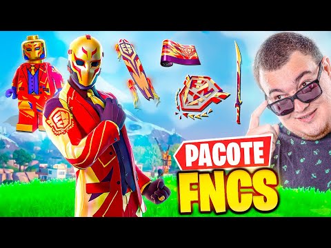 CHEGOU O PACOTE COM A NOVA SKIN DA FNCS DESSA TEMPORADA NO FORTNITE