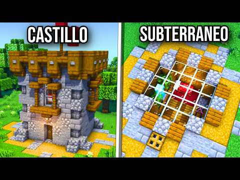 3 CASAS PERFECTAS para EMPEZAR en MINECRAFT