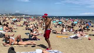 Barcelona beach walk