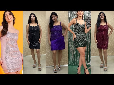 My Birthday Shopping Haul | My Husband Gifted Me Sequin Party Wear Dress Myntra
