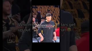 Sengun stood up when LeBron took the court 👏