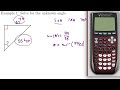 Right Triangle Trigonometry: Finding Missing Angles