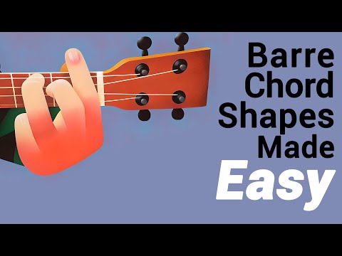 Barre Chords Shapes Made Easy | Ukulele Tutorial