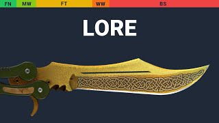 Butterfly Knife Lore Wear Preview