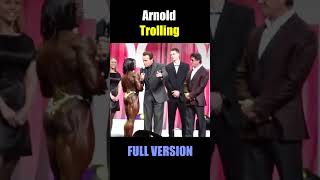 Schwarzenegger trolls Sly and Iris Kyle