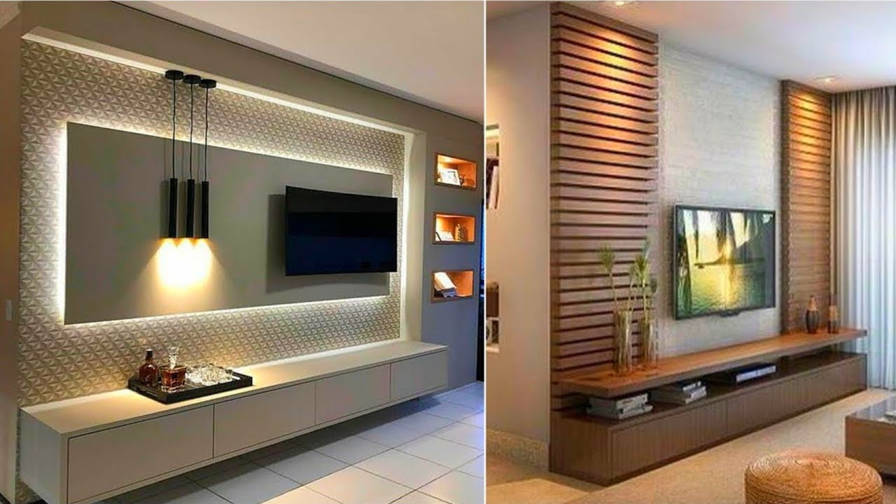 Top 100 Modern Living Room TV Cabinet Design 2022 TV Wall Unit
