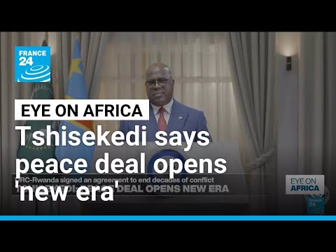 YouTube video thumbnail: Peace Deal With Rwanda Opens Way to 'New Era', DR Congo President Says 
