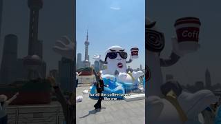 Du café au fromage 🧀 au festival international du café à #shanghai #chine