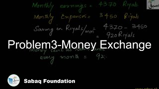 Problem3-Money Exchange