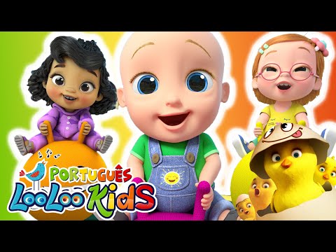 Cantiga dos Brinquedos + OS PINTINHOS DIZEM - Músicas Infantis Divertidas - LooLoo Kids Português