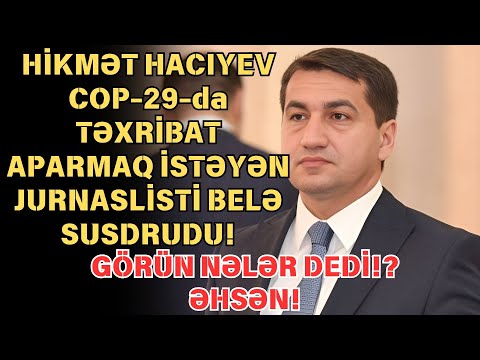 HİKMƏT HACIYEV GÖRÜN NECE CAVAB VERDİ!? ƏHSƏN !