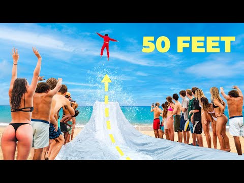 World's BIGGEST Slip N' Slide