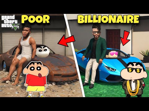 “Shinchan Gareeb Tha… Par Aaj Billionaire Hai 💔 | GTA 5 Emotional Hindi Story”