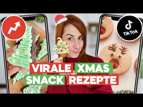 Ich teste virale WEIHNACHTLICHE SNACKS von TikTok 🎅🏻