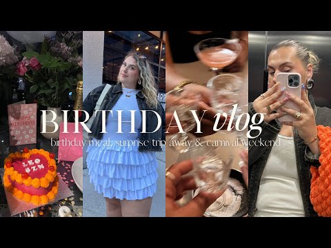 my best birthday yet🩷...girlie meal, cotswolds baecation + surprise party | birthday vlog🎂