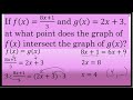 Finding Intersection Points of Functions