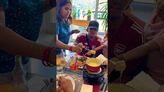 😋சுவிஸ்ஸில் நகரித்தில் சாப்பாடு🥰🔥 #trending #ytshorts #comedy #food #travel