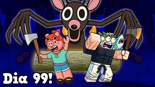 😲 Logre sobrevivir? la 99 NOCHES en el BOSQUE ROBLOX MOMENTOS DIVERTIDOS 😱
