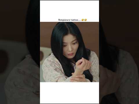 Temporary tattoo.....😅🤣 Korean drama in hindi 🥰 status 🔥 #funny #kdrama #shorts