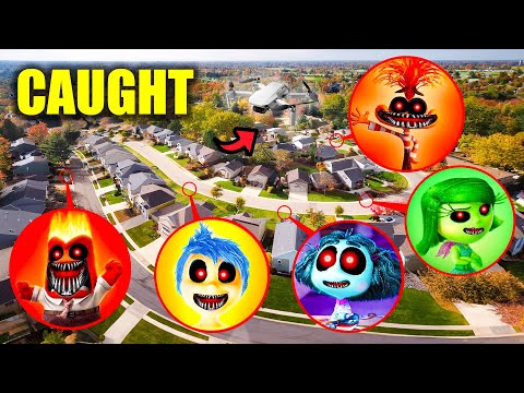 I CAUGHT THE CURSED EMOTIONS FROM INSIDE OUT 2 MOVIE IN REAL LIFE ON MY DRONE!! (ANGER WAS ON FIRE!)