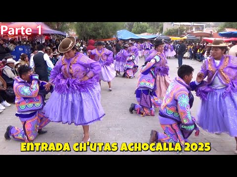 Espectacular ENTRADA de CH'UTAS CHOLEROS y sus LINDAS CHOLITAS, ACHOCALLA 2025. La Paz 🇧🇴