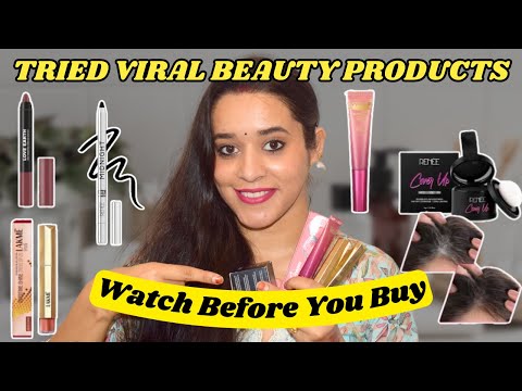 I Tried HYPED Beauty Products - Lakme Lip Oil, Typsy Beauty Cushion Blush, Renee Cover Up & More