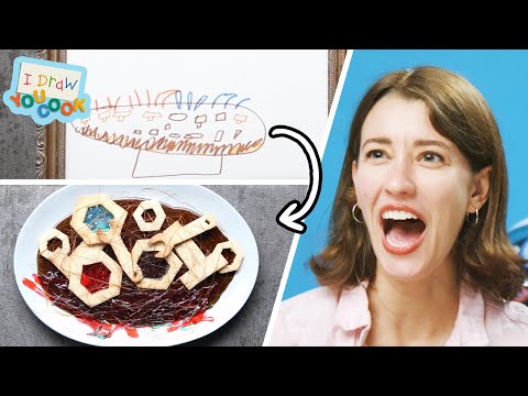 Can These Chefs Turn This Robot Drawing into Actual Food?