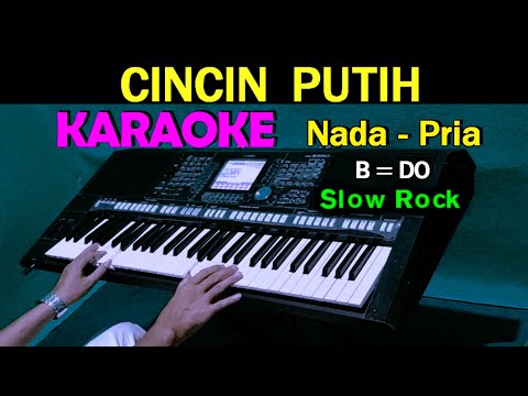 CINCIN PUTIH – Caca Handika | KARAOKE HD | Slow Rock