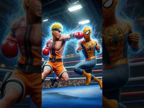 Naruto vs Spiderman โ Kaun Jeetega? | Ultimate Superhero x Ninja Fight! #spidarman #shorts