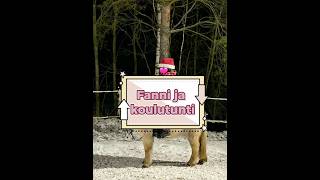 Fanni koulutunnilla.