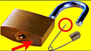 3 Ways to Open a Lock 🔴 How To Unlock A Door With A Hairpin