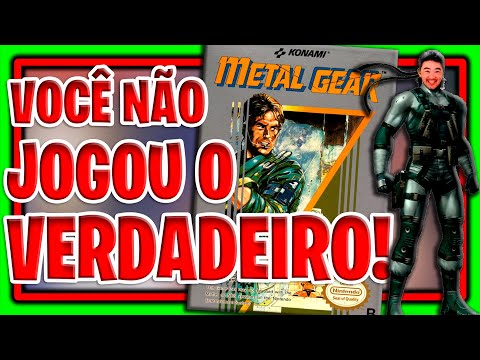 POR QUE METAL GEAR NO NES É TÃO DIFERENTE? A HISTÓRIA QUE NINGUÉM CONTA!!