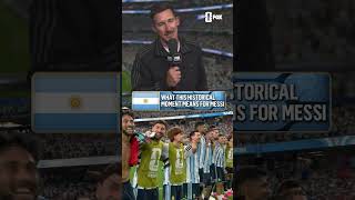 Look at what the appreciation from the fans means to Messi 🇦🇷