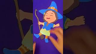 DIY Paper Witch! #cocomelon #crafting