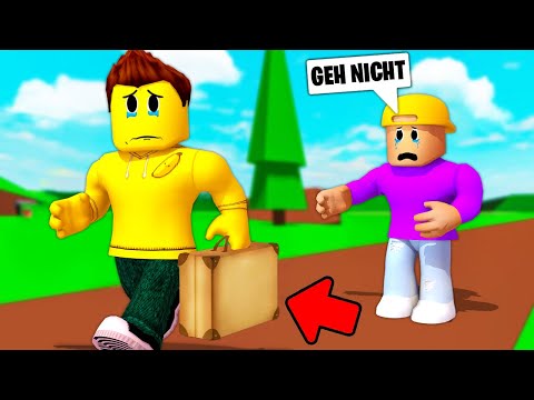 Ich VERLASSE meinen KLEINEN BRUDER ODI für immer in Roblox Snapchat!