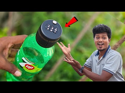 இனி உங்க Water Bottle-க்கு lock போட்டு வைக்கலாம்!🔥 Bottle Cap Locker 🔐