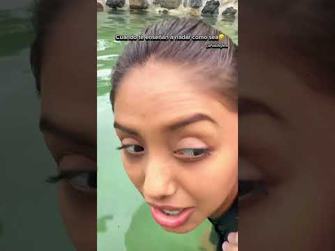 Cuando te enseñan a nadar como sea 🤣